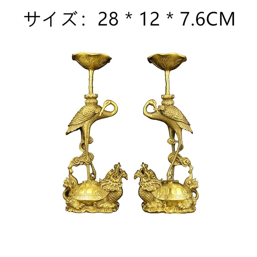 希少 アンティーク 鶴亀燭台仏壇用 江戸後期～明治初期 鉄・青銅・真鍮製 工芸品 希少 アンティーク 鶴亀燭台仏壇用 江戸後期～明治初期 鉄・青銅